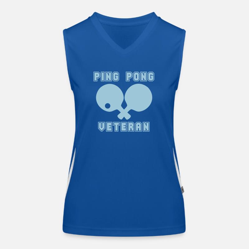 PING PONG VETERAN Funktionelles Kontrast-Tank Top für Frauen