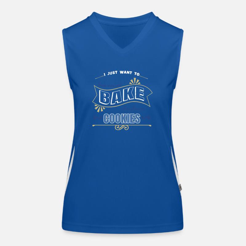 Gift Baking Gift Geek Happy Pastry Christians Women's Functional Contrast Tank Top