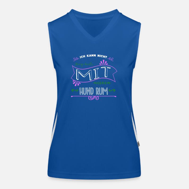 boxer terrier spruch humor geburtstagsgeschenkidee Funktionelles Kontrast-Tank Top für Frauen