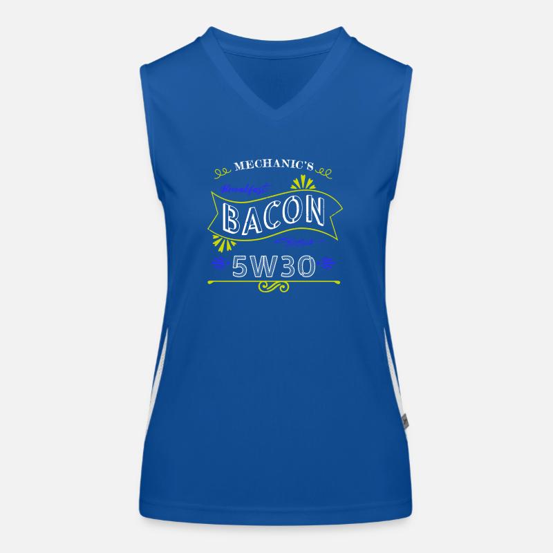 baseballsweatshirt funny diesel mechanic fun Funktionelles Kontrast-Tank Top für Frauen