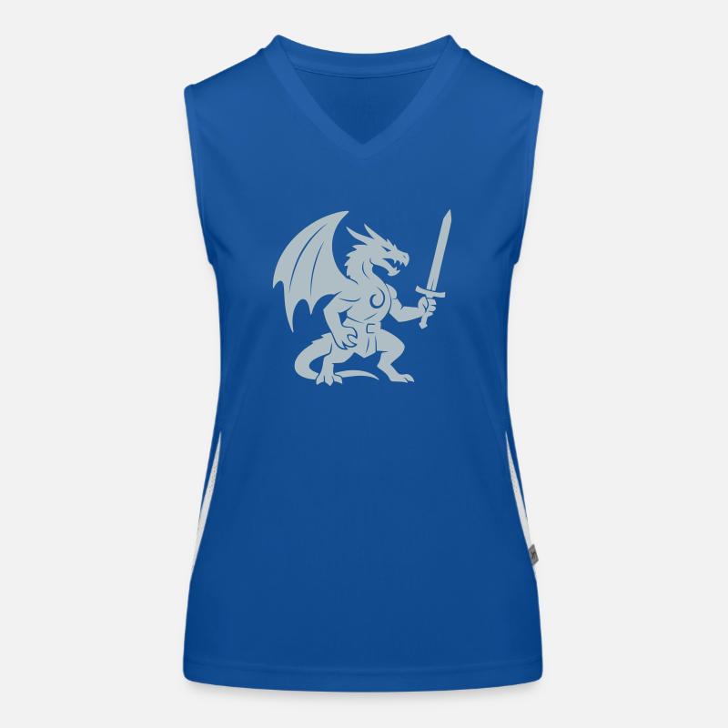 Dragon Fighter (Acier léger) Débardeur respirant contrasté Femme