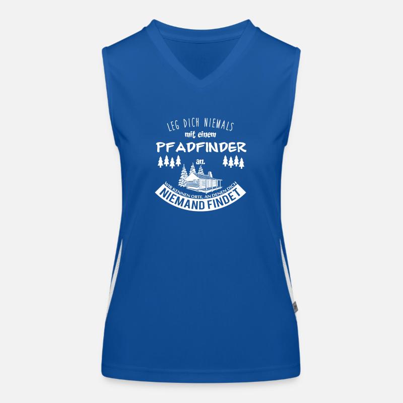 Pfadfinder Funktionelles Kontrast-Tank Top für Frauen