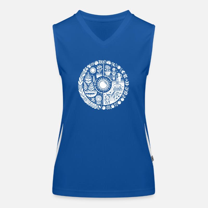Permaculture Cycle Women's Functional Contrast Tank Top