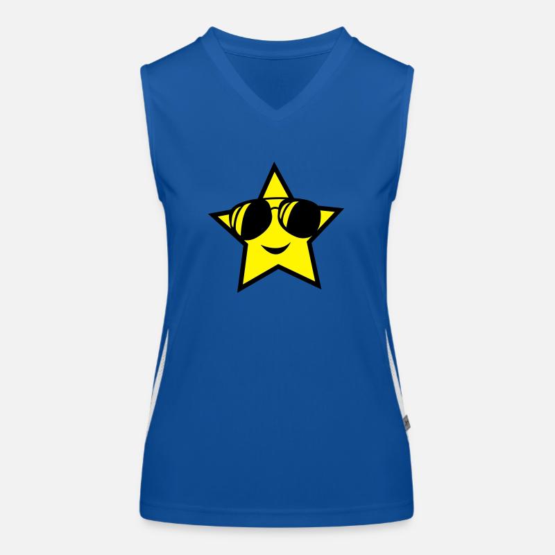 stern Funktionelles Kontrast-Tank Top für Frauen