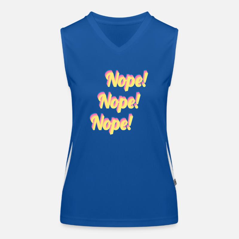 Non! Non! Non! Débardeur respirant contrasté Femme