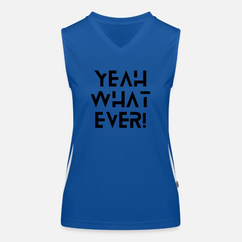 oui Quoi que ce soit Débardeur respirant contrasté Femme