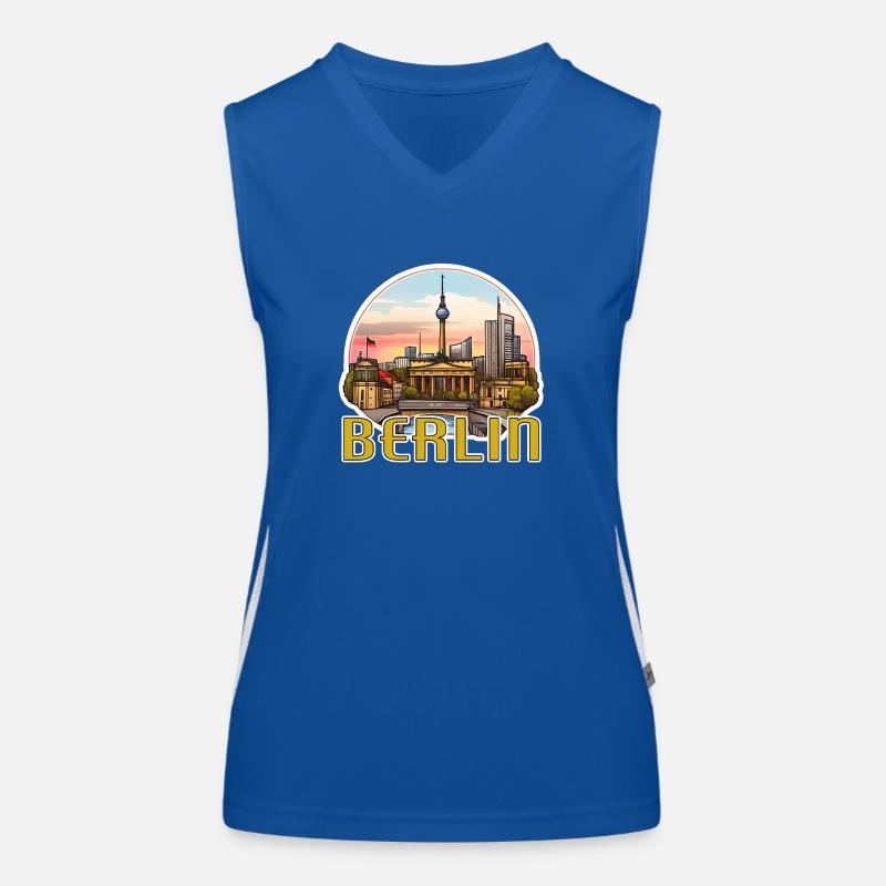 Berlin Capitale Débardeur respirant contrasté Femme