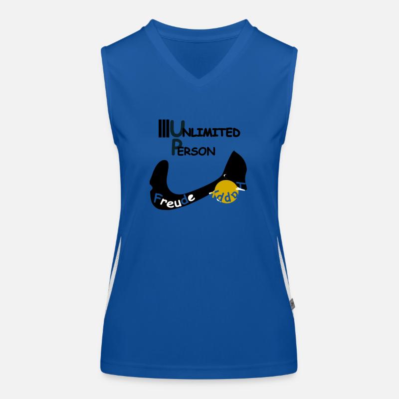 Freude & Happy Funktionelles Kontrast-Tank Top für Frauen