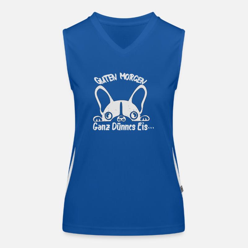 Guten Morgen ganz dünnes Eis Funktionelles Kontrast-Tank Top für Frauen