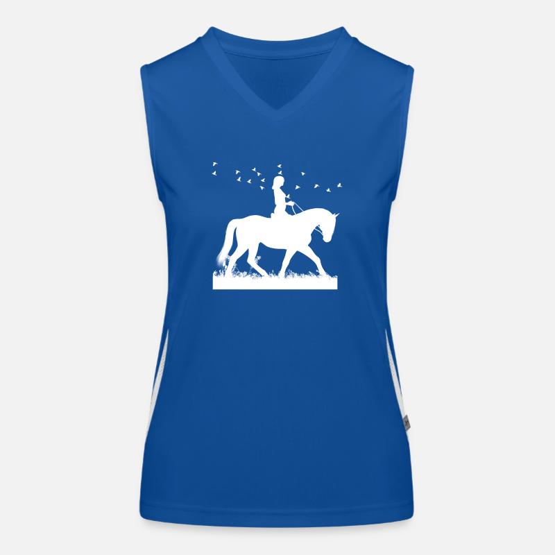 Cavalier Débardeur respirant contrasté Femme