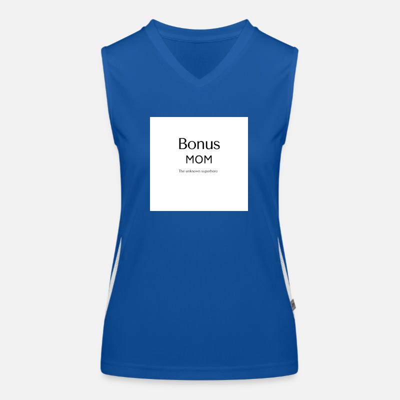 Für die perfekte Bonusmom Funktionelles Kontrast-Tank Top für Frauen