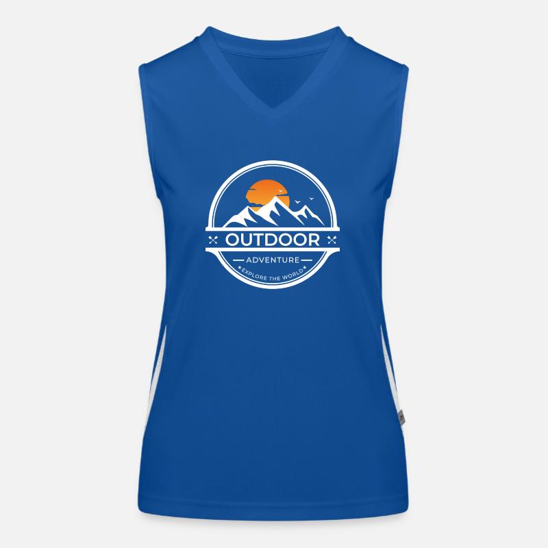 Wanderausflug Outdoor Abenteuerurlaub Funktionelles Kontrast-Tank Top für Frauen