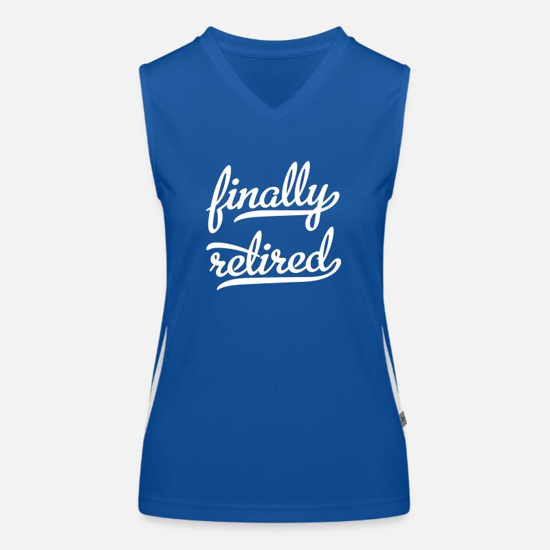Endlich Rente Funktionelles Kontrast-Tank Top für Frauen