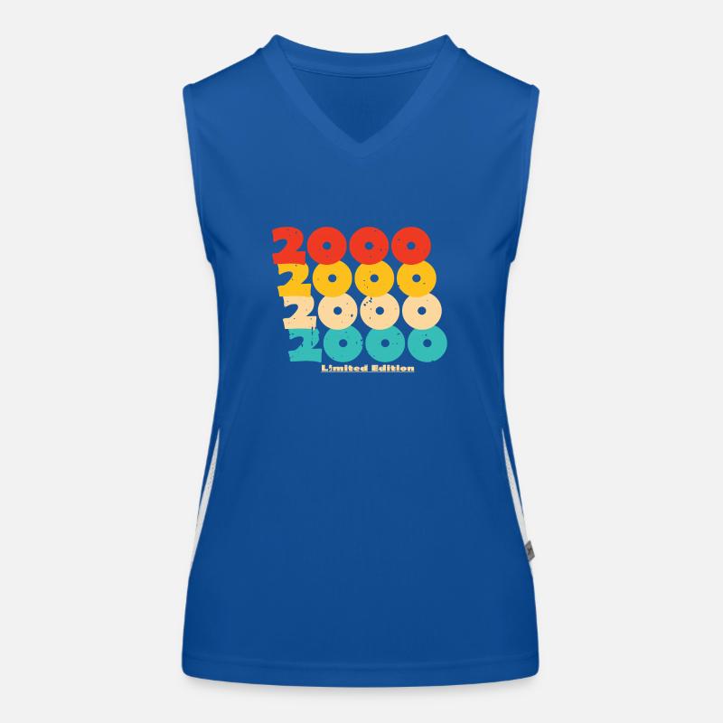 2000 : Edition Limitée - 24e anniversaire Débardeur respirant contrasté Femme