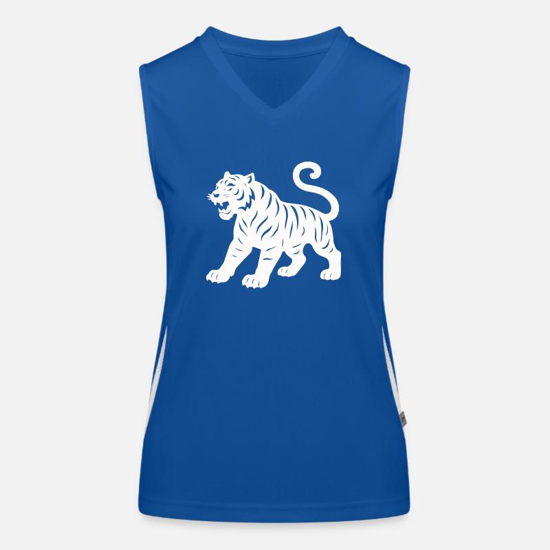 tiger Funktionelles Kontrast-Tank Top für Frauen