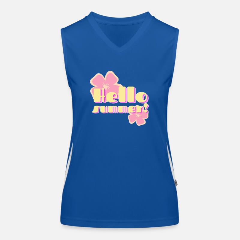 HALLO Sommer! Funktionelles Kontrast-Tank Top für Frauen