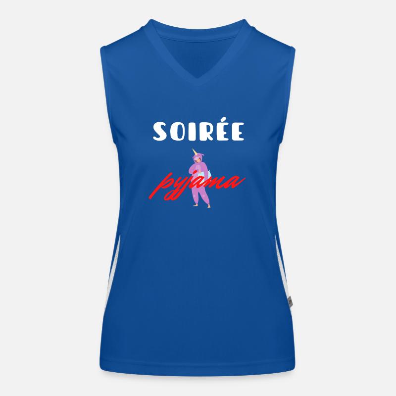 SOIRÉE PYJAMA Débardeur respirant contrasté Femme