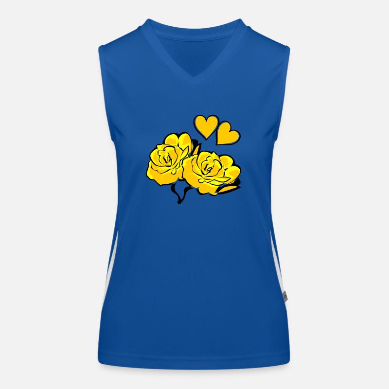 Roses Women's Functional Contrast Tank Top