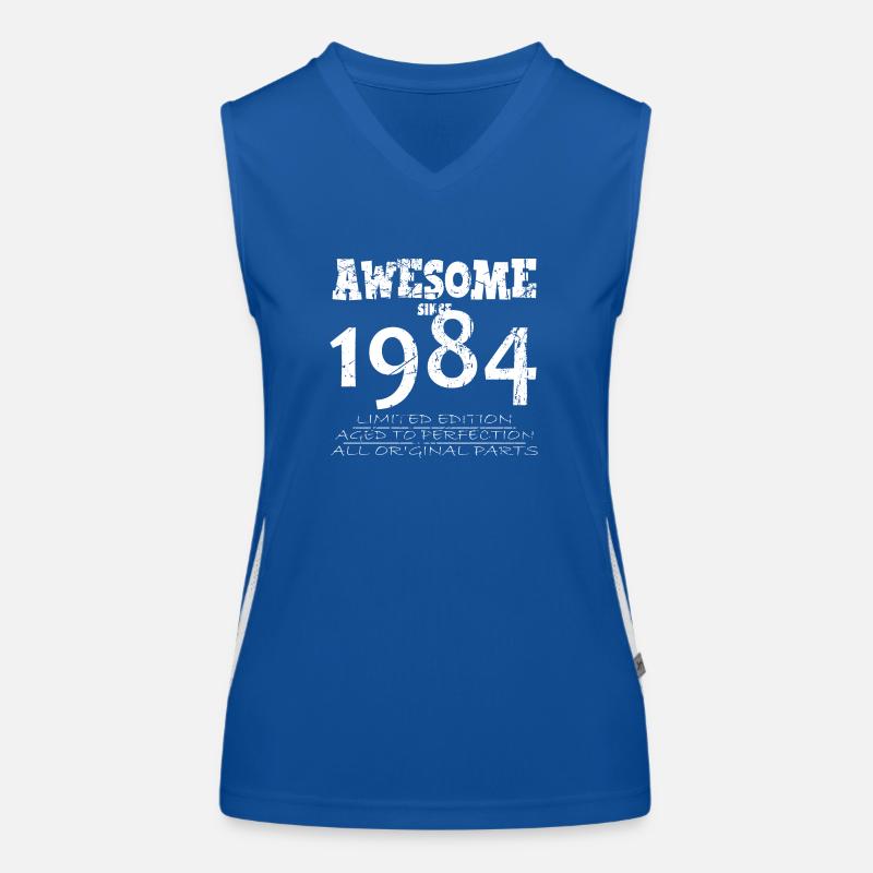1984 - Legendäres 40-jähriges Jubiläum Funktionelles Kontrast-Tank Top für Frauen