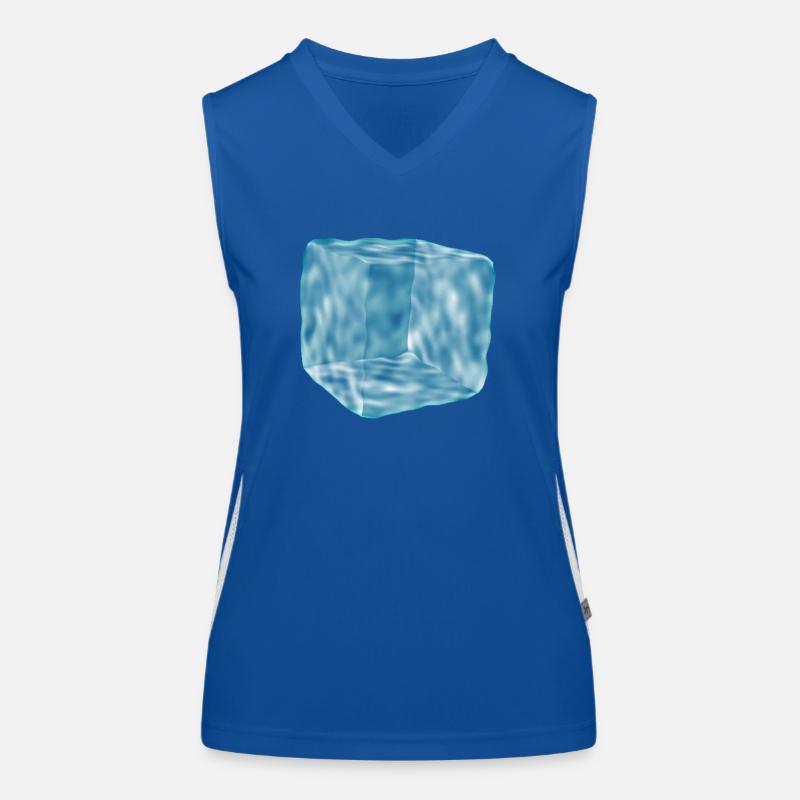 eiswuerfel Funktionelles Kontrast-Tank Top für Frauen