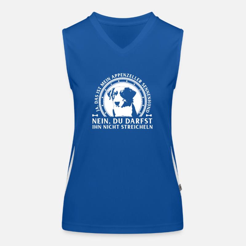 Ja, Appenzeller Sennenhund Funktionelles Kontrast-Tank Top für Frauen