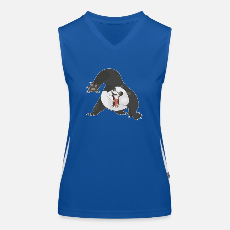 Panda Funktionelles Kontrast-Tank Top für Frauen