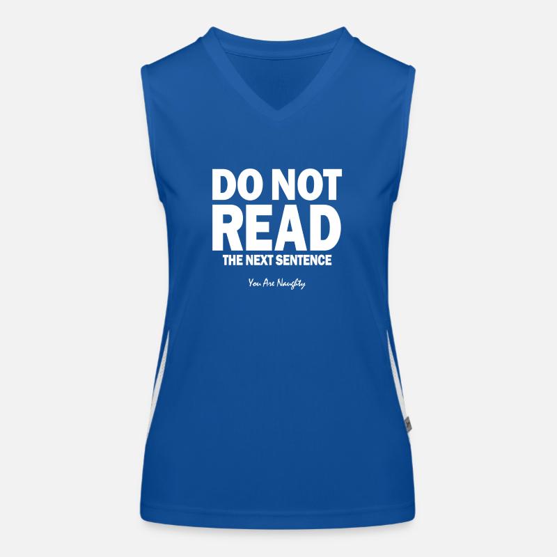 Do not read the next sentence Women's Functional Contrast Tank Top