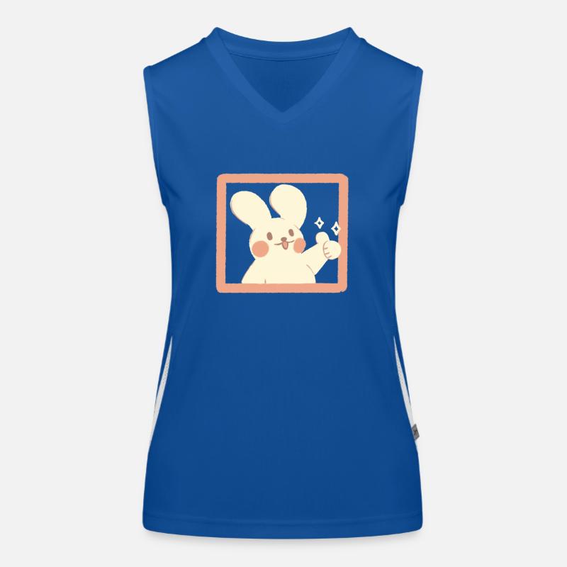 Pouce levé lapin Débardeur respirant contrasté Femme