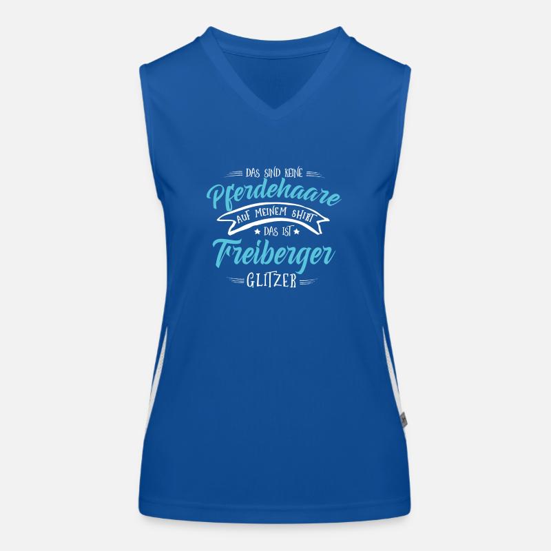 Freiberger Pferd Funktionelles Kontrast-Tank Top für Frauen