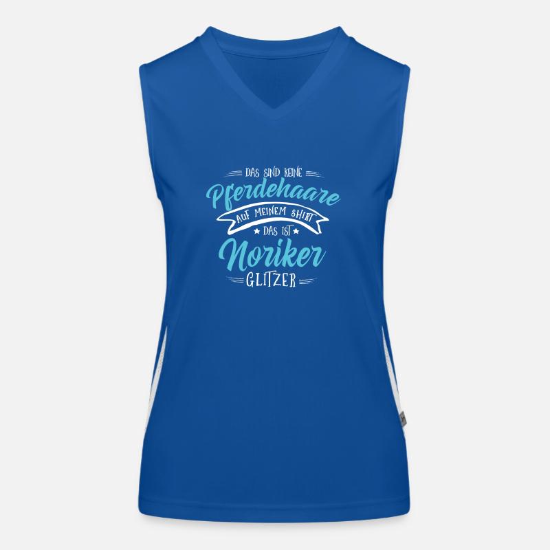Glitzer Noriker Funktionelles Kontrast-Tank Top für Frauen