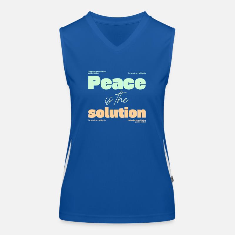 Geistige Gesundheit Funktionelles Kontrast-Tank Top für Frauen