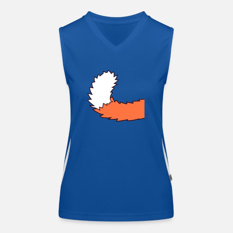 Cat Dog Tail Hairy Pet Tail Women's Functional Contrast Tank Top