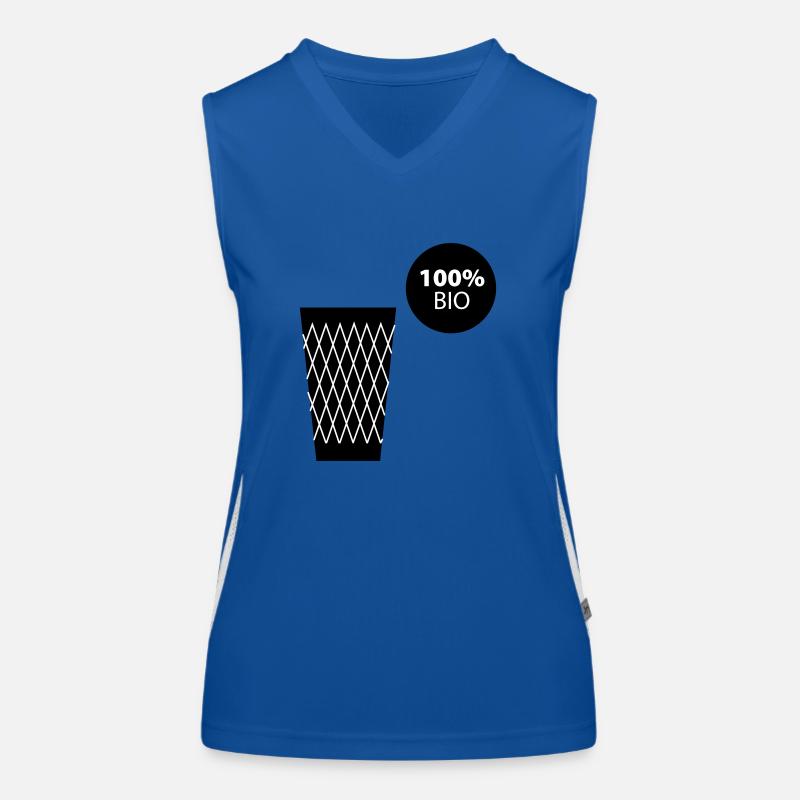 Geripptes 100% BIO #Frankfurt #069 #Ebbelwoi #FFM Funktionelles Kontrast-Tank Top für Frauen