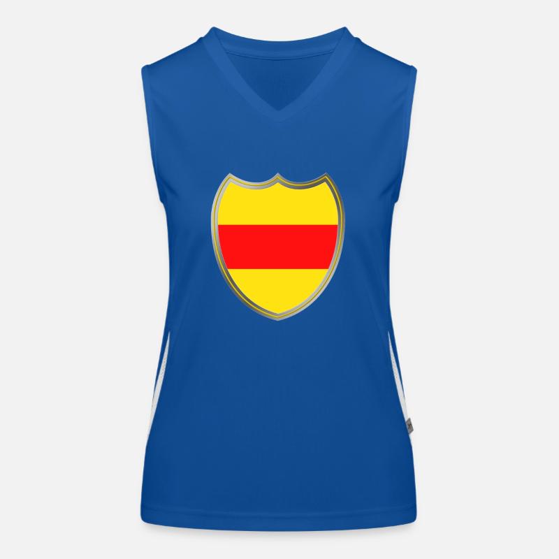 Grand-Duché de Bade (manteau des bras) Débardeur respirant contrasté Femme