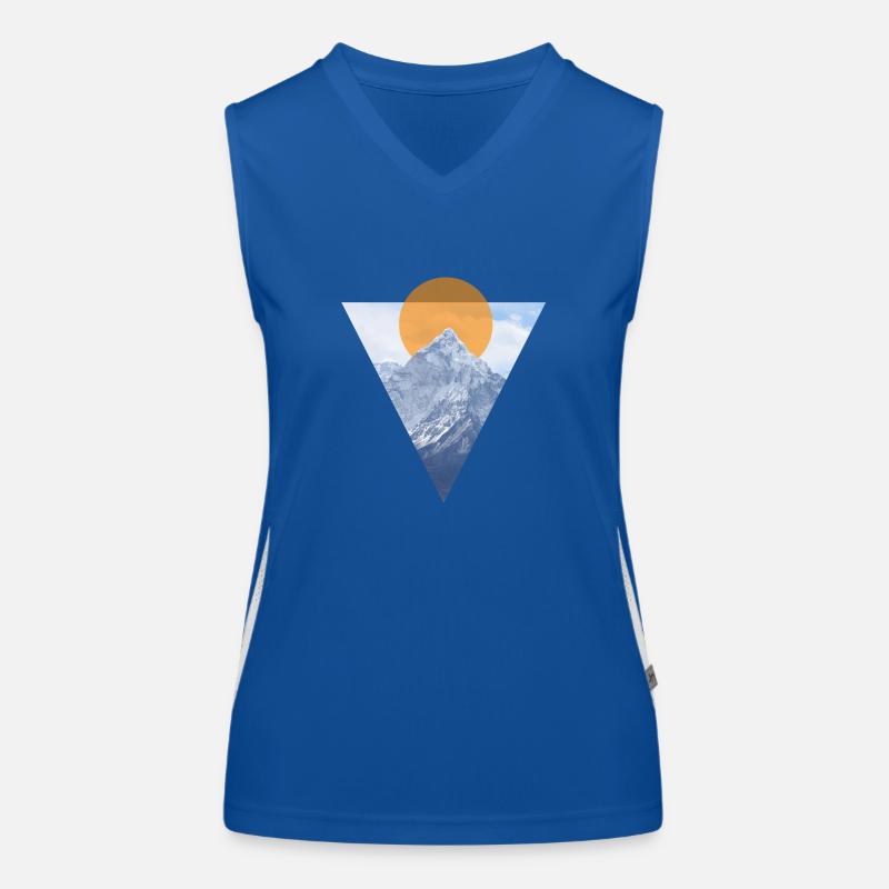 Berg Funktionelles Kontrast-Tank Top für Frauen