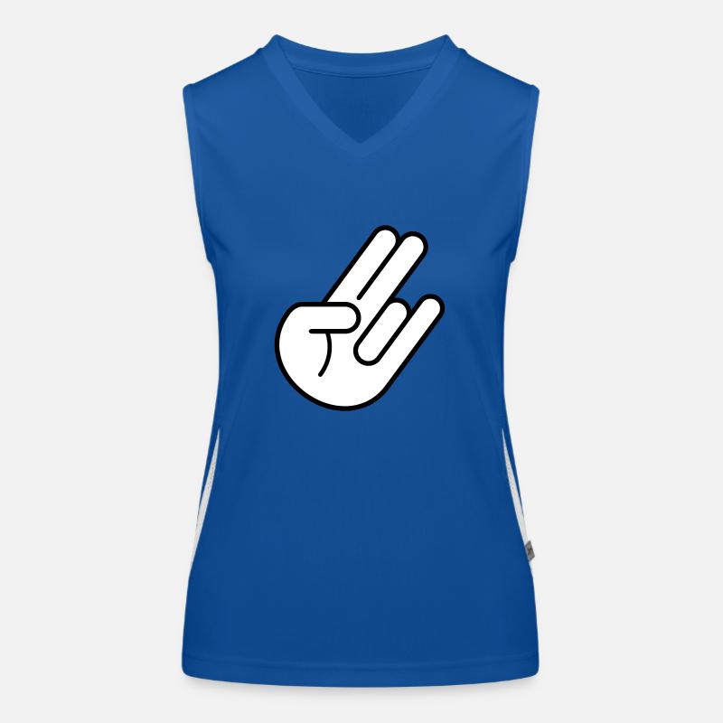 JDM Hand 2c Funktionelles Kontrast-Tank Top für Frauen
