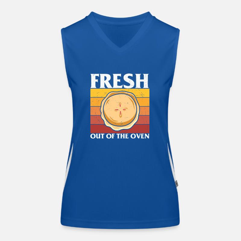 frisch oder aus dem Ofen - Funny Turkey Funktionelles Kontrast-Tank Top für Frauen