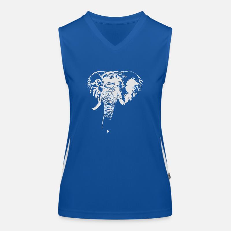 Elephant negative Women's Functional Contrast Tank Top