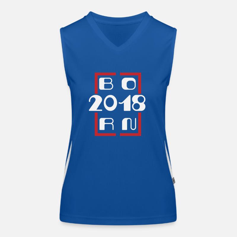 Born in 2018 - Anniversary 2018 Women's Functional Contrast Tank Top