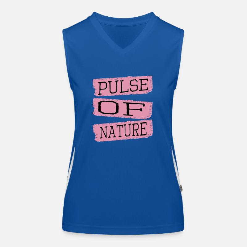 embracing the wild feeling the pulse Women's Functional Contrast Tank Top