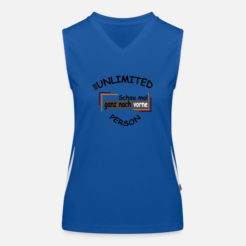 Look at the front Women's Functional Contrast Tank Top