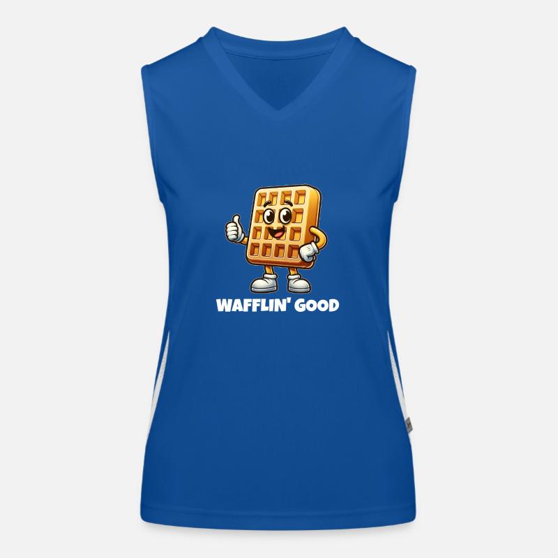 Wafflin' Good Women's Functional Contrast Tank Top