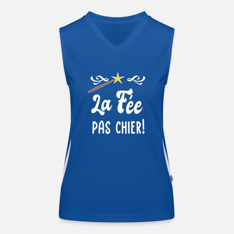 La fée pas chier! Débardeur respirant contrasté Femme