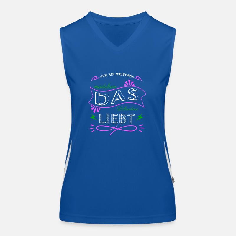 Idée cadeau de propriétaire de chien de caniche cool Débardeur respirant contrasté Femme