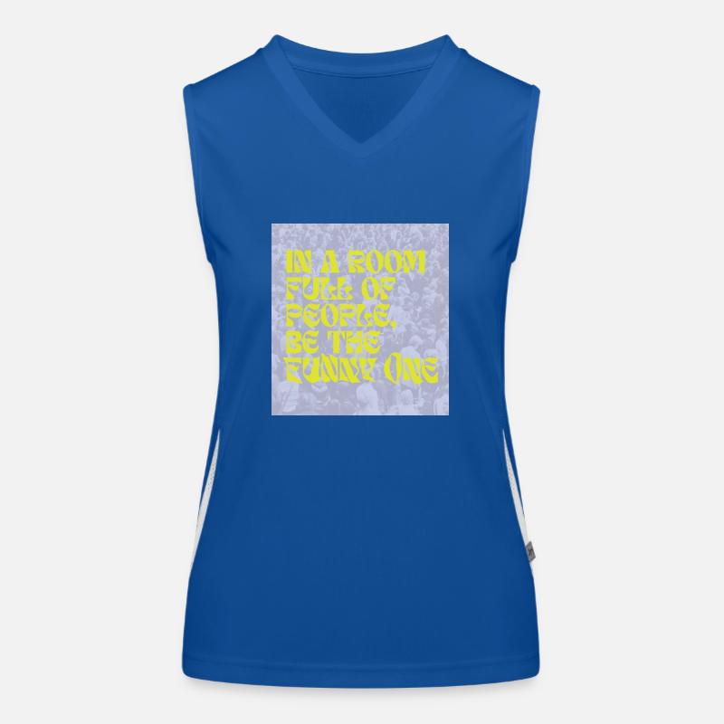 Sei der Lustige Funktionelles Kontrast-Tank Top für Frauen