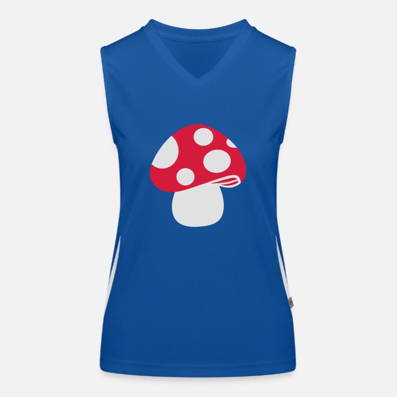 Mushroom Women's Functional Contrast Tank Top