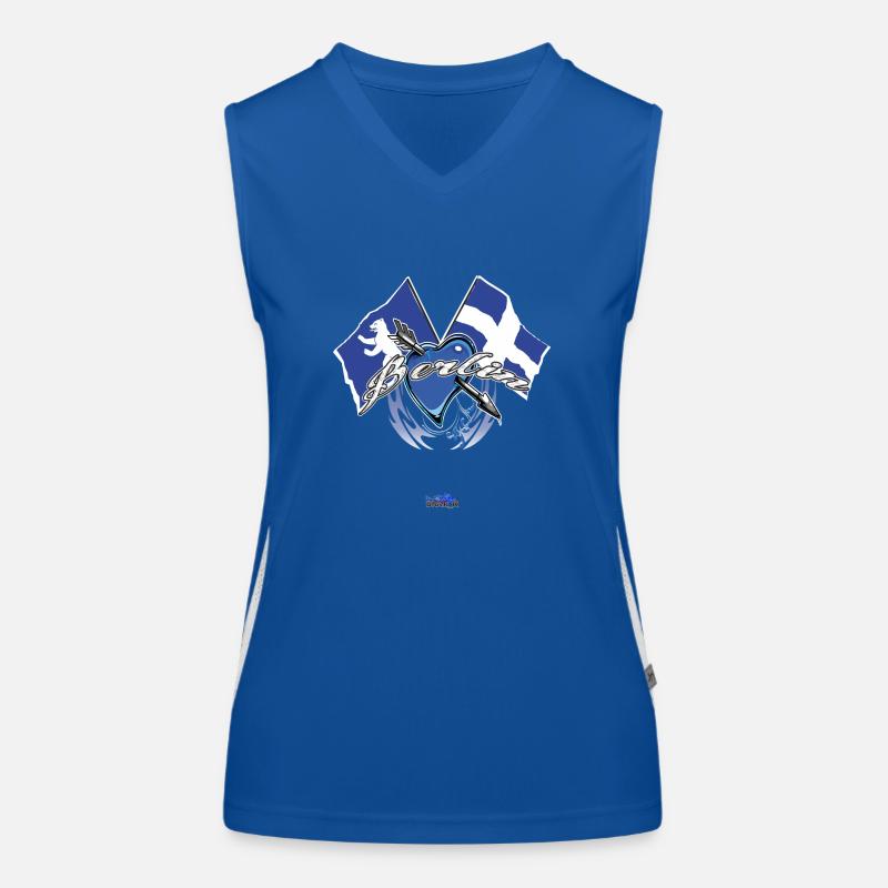 Berlin - Flagge zeigen Funktionelles Kontrast-Tank Top für Frauen
