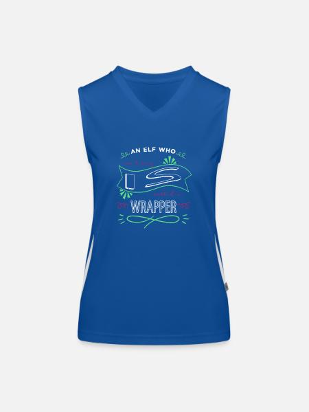 quote birthday present birthday present idea baby - Funktionelles Kontrast-Tank Top für Frauen - Royal/Weiß - Vorne
