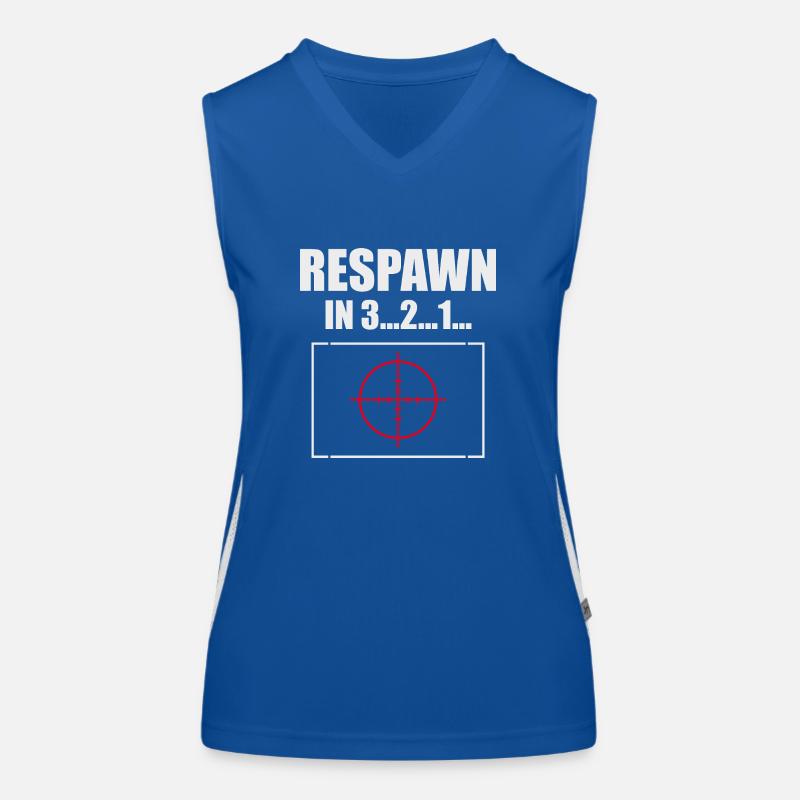 Respawn Countdown with Reticle Women's Functional Contrast Tank Top