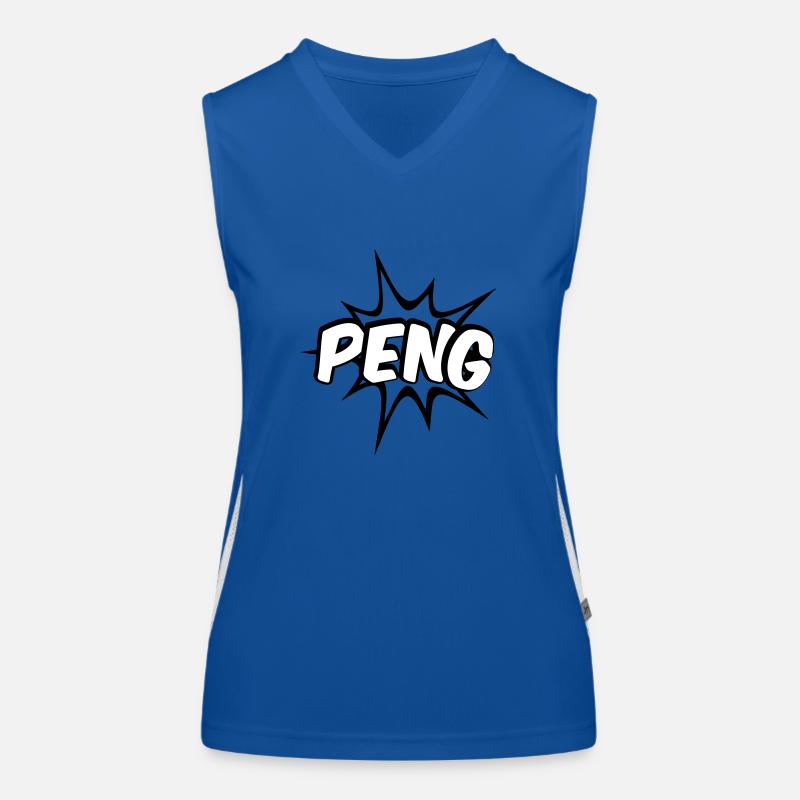 Peng Comic Design Funktionelles Kontrast-Tank Top für Frauen